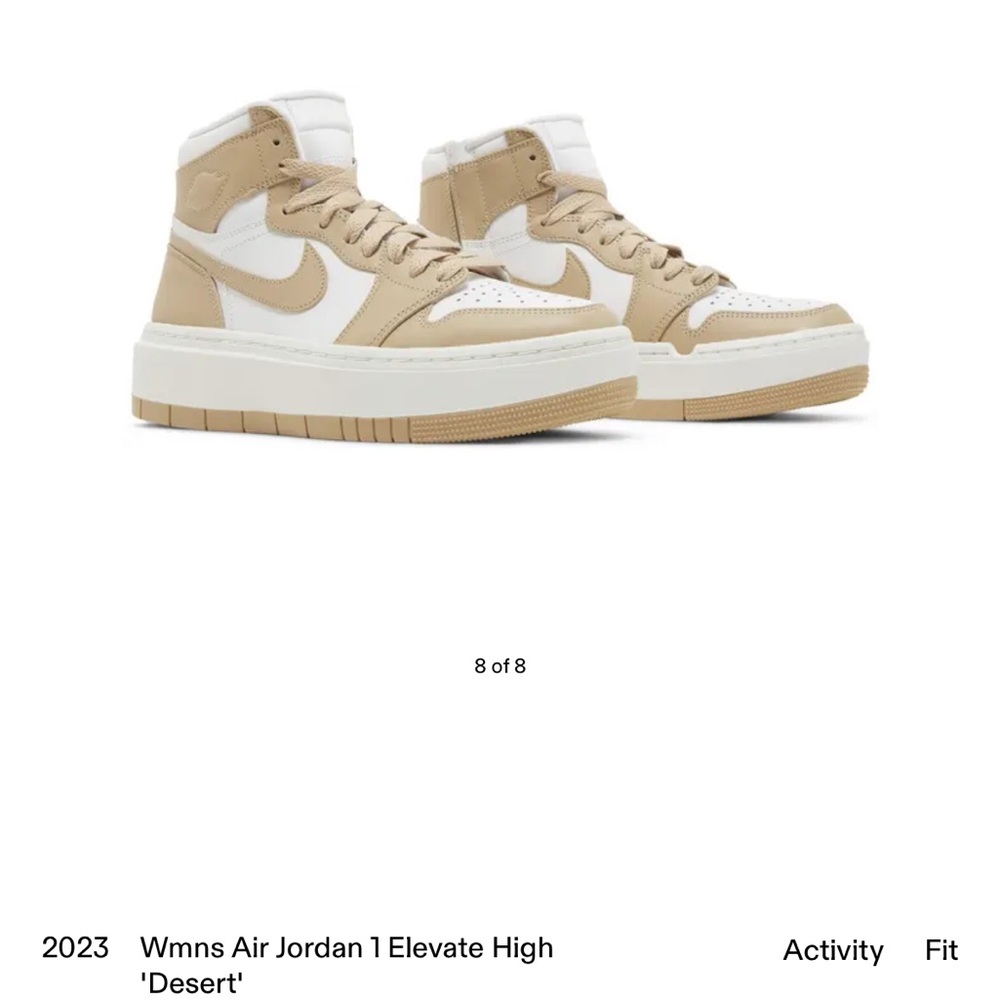 Nike Air Jordan 1 Elevate High - White & Beige